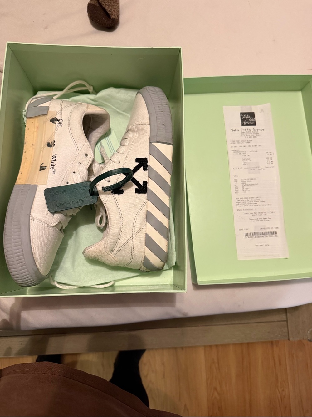 Off-White Vulcanized Sneakers